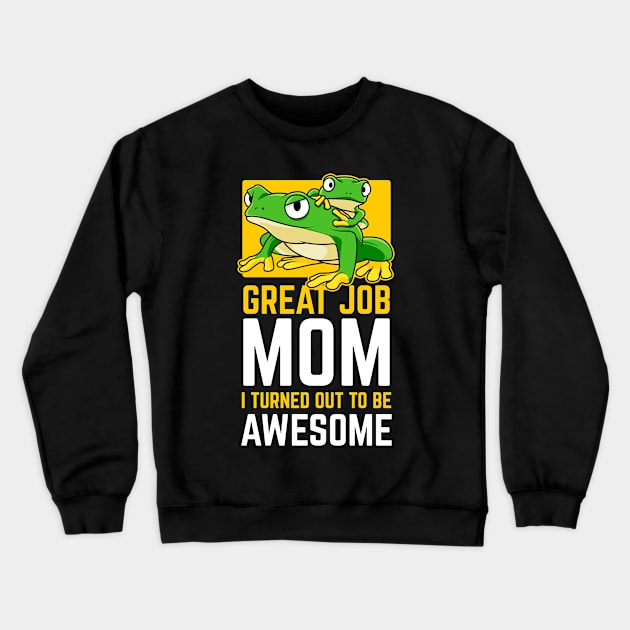Mother and Children Animal Tshirt for Mother Lovers Crewneck Sweatshirt by AlleyField